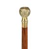 Design Toscano Empress Collection: Direct Path Compass Solid Hardwood Walking Stick TV6170